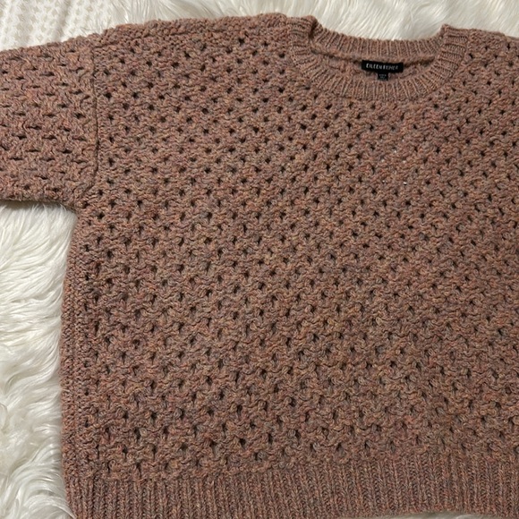 Eileen Fisher. Peruvian Alpaca Crew Neck Long Sleeve Sweater - Picture 7 of 9